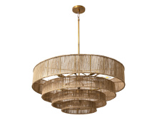 Sunpan 111708 - Lumina Chandelier - Natural Jute